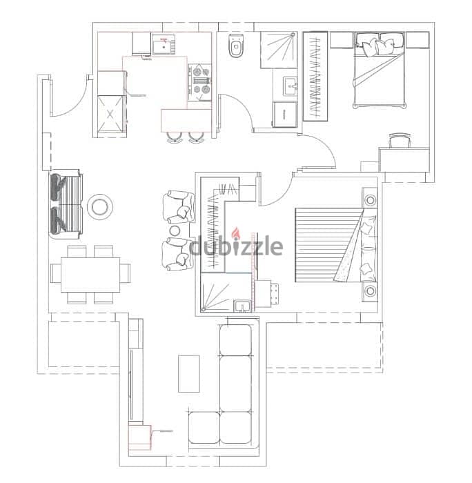 صورة العقار: 106 m2 ready to move apartment in ashgar city , direct from owner
